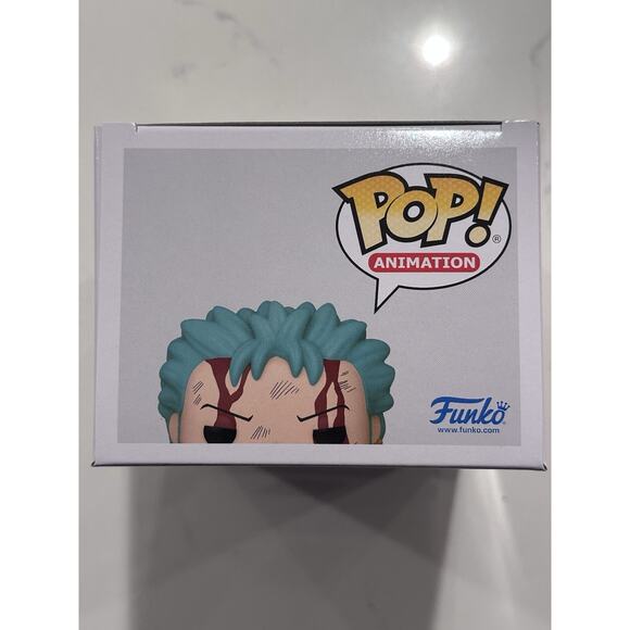 Funko Pop! One Piece Roronoa Zoro #1496 Hot Topic Exclusive - Picture 7 of 8
